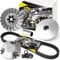 Area1 Ersatz Variomatik mit Keilriemen für 50ccm China 2-Takt-Roller. Kompatibel mit Explorer Race GT Iron Hi AGM GT Union Luxxon Rivero Tauris Sprint Mawi KSR