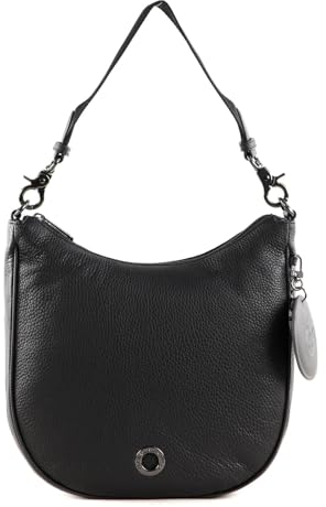 Mandarina Duck Schultertasche Schwarz (Schwarz) Mellow Leather P10fzt75 26 x 28 x 9,5 (L x H x B)