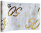 Tralala Fêtes© – Tischläufer 50. Geburtstag – dekoratives Tischband für Tafelaufsätze - Schicke Tischdekoration in Weiß und Gold - Hochglanzrolle 31,5 x 500 cm – Tischdecke (50 Jahre)