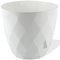 Rammento Large 9 Litre Modern Planters - White Plant Pot with Removable Tray, For Indoor & Outdoor Use, Ideal for Lush Greenery or Blooming Flowers, Adds a Fresh Aesthetic to Home or Garden