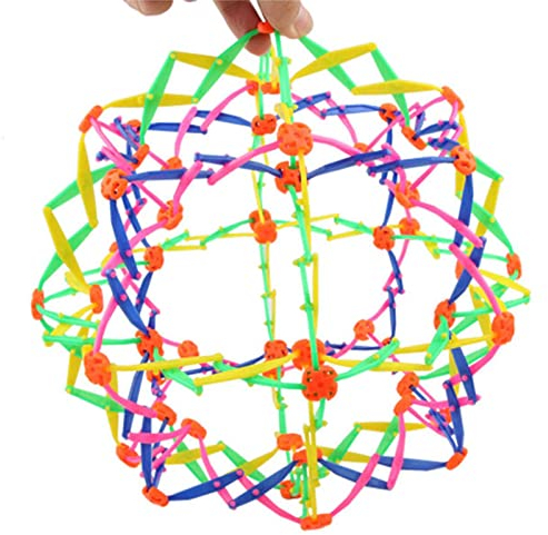 Erweiterbarer Atemball mit leichtem, erweiterbarem Magic Ball Toy Sphere Sensory Toys Erweiterbar von 5,9 bis 10,2, Stressabbau-Angstspielzeug für Kinder Jungen Mädchen