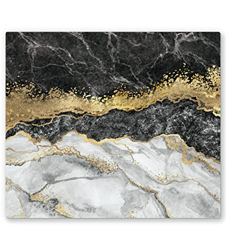60x52cm - Herdabdeckplatte, Herdabdeckung für Glaskeramik-Kochfelder, Gehärtetes Glas, 60x52cm, mehrfarbig, Schneideplatte