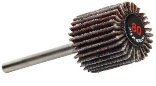 Mini Fächer-Schleifbrett mit Griff, 10 x 10 x 3 mm, G-150