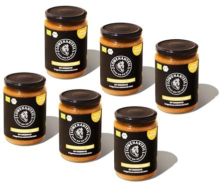 Löwenanteil - 100% Bio-KICHERERBSEN CURRY - 6er 570g Glas - Proteinreiches Bio-Fertiggericht mit cremiger Kokosmilch & intensiver Curry-Note - Eintopf ohne Zuckerzusatz & Glutenfrei