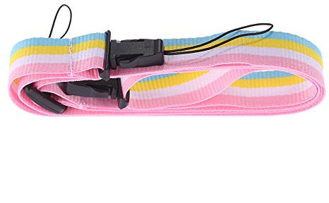 Namolit Adjustable Colorful Rainbow Comfortable Camera Neck Strap for Fujifilm Mini 8 70 Instant Film Camera