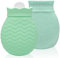 320 ml Kleine Wärmflasche - Mini-Silikon-Wasserbeutel für Wärme-, Hand- und Fußwärmer, ideal bei Menstruationsbeschwerden, Nacken-/Schulterschmerzen, das perfekte (Grün)