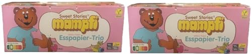 2 Boxen Mampfi Esspapier-Trio a 290g + Space Keks gratis a 45 g von Onlineshop Bormann