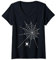 Damen Spinnennetz Spinne Spinnenliebhaber Geschenk Spinnen T-Shirt mit V-Ausschnitt