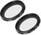 QUARKZMAN Filtro Obiettivo ND2-400 Filtro per Obiettivo a Densità Neutra Variabile Filtro ND Circolare da 37mm Filtro Dimensione Grigi per Obiettivo Fotografico 2 Pz