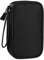 PAPOEEA Sac de Rangement Câble, Portable Organisateur Accessoires Électronique, Pochette Câble de Voyage,Sac de Cable Organizer Portable, Tech Pouch de USB Câbles, Carte SD Noir