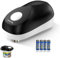 Electric Can Opener, 360° One Button Automatic Electric Tin Opener with 4 AA Batteries, Smooth Edges Without Hurting Hands, Can Opener Open Any Size Cans for Arthritic Hands, Kitchen, Party, Camping