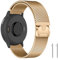 PaceBid 20mm Bracelet pour Garmin Vivoactive 5/6/Forerunner 165/165 Music/245/645/645 music/570 42mm, Magnétique Métal Bracelets pour Garmin Approach S50/S44/S42/Venu Sq 2/Venu 2 Plus - Or Rose