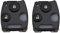 SG Store 2Pcs 2 Button Key Shell Fob Pad Compatible with Honda Accord Civic CRV Pilot Jazz Odyssey 2008