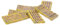 SUPVOX 6 Pièces Ornements de Radeau en Bambou Ornements de Jardin en Plein air Faire la fête décorations d'aquarium Petit Mini Ornement de Bambou Ornements de Bateaux en résine Jaune