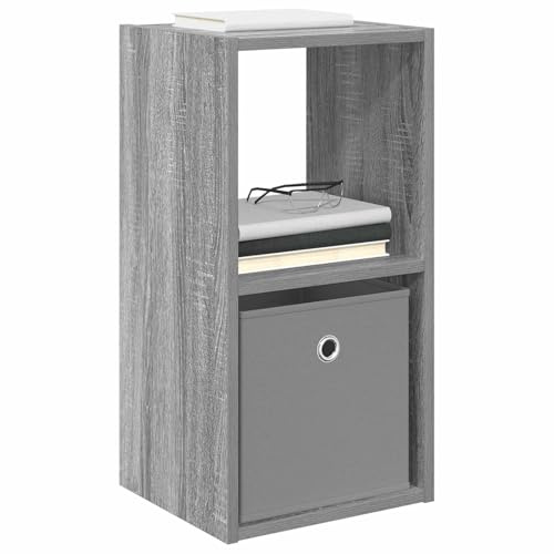 vidaXL Nachttisch Graues Sonoma 30,5 x 27 x 59,5 cm Holzwerkstoff, Holz-Nachttisch, moderner Beistelltisch, vielseitiger Möbel, platzsparend, stylisch für Schlafzimmer