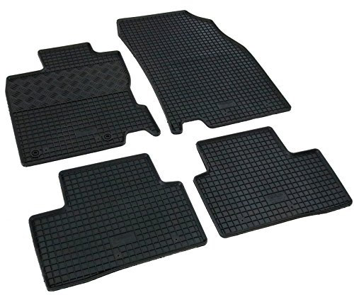 Gummi Fußmatten Set, 4teilig, Gummifußmatten Gummimatten Matten