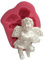 moldfun Kleine Größe Baby Engel mit Flügeln Statue Silikon Form für Fondant, Kuchen/Cupcake-Dekoration, Schokolade, Süßigkeiten, Seife, Lotion Bar, Pflaster von Paris, Polymer Clay, Zement, Beton