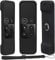 Remote Case Compatible for Apple TV 4K/4th Gen - Lightweight Anti-Slip & Secure Protective Cover with Hooks - Black