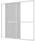 Culex 101340102-VH Fliegengitter Doppelschiebetür Schiebetür braun 240x240cm