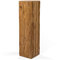 moebel-eins CURBY Blumensäule in rustikaler Altholzoptik Fichte massiv Dekosäule Holzsäule Säule Landhaus Design, 19x19 cm, 60 cm, gehackt