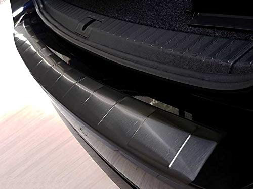 Ladekantenschutz aus Edelstahl in anthrazit mit 3D Abkantung passend für Skoda Octavia 4 Combi ab 3/2020 AZUGA AZ30000025