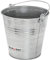 KOTARBAU® Robuster Zinkeimer Verzinkt Eimer 7L Eimer - Einfacher Griff Wassereimer für Bauarbeiten Abfälle Küche Werkzeug Mörtel - Garten Eimer Mörteleimer Putzeimer 7L