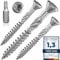 INNONEXXT Haut de gamme Vis pour terrasse en acier inoxydable avec embout | A2-5,0 x 50 mm 200 pièces TX25 | Dentelle coupée | Vis à bois, Nervures de fraisage | inox, bois, vis torx