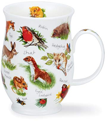 SU-Anil-HE Tasse aus Knochenporzellan, Motiv: Igel, 0,3 l