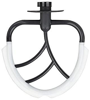 KLARSTEIN Flexi Stirring Hook - mélangeur de rechange pour les robots de cuisine Bella Pico 2G / Bella Robusta en fonte d'aluminium, revêtement en silicone - noir