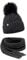ELIMELI® Winter Mütze Schal Set Damenmütze mit Fell-Bommel Fleece Innenfutter - 2-teilig Damen Winterset - Wintermütze und passender Schal Damenschal- Strickmütze gefüttert - Made in EU (denkelgrau)