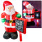 Tronje aufblasbarer Weihnachtsmann 300cm - LED beleuchtet Santa Claus XXL Nikolaus Figur Weihnachtsdeko IP44 Außen