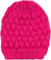 styleBREAKER Damen Strick Beanie Mütze mit Bubblemuster, Einfarbige Winter, Raspberry Pattern Strickmütze 04024193, Farbe:Pink