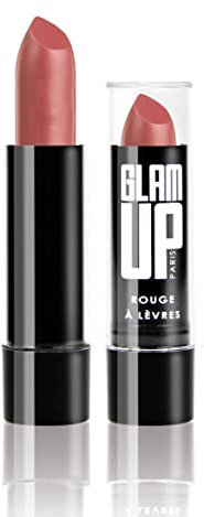 Glam'Up Paris - Rouge à Lèvres Onctueux et Hydratant - Texture Douce et Fondante - Couleur Lumineuse et Intense - N°17 - Délicate