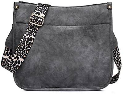 EVEOUT Umhängetasche für Damen Grosse Kapazität Tragetasche aus PU-Leder Allgleiches beiläufige Tasche für Mädchen