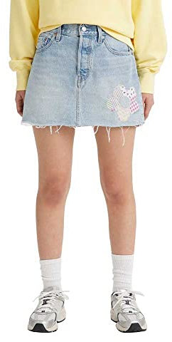 Levi's Damen Icon ICON SKIRT Skirt, Fresh As A Daisy Skirt, 28