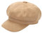MK MATT KEELY Schirmmütze Damen Baskenmütze Newsboy Barett Cap Damen Ballonmütze mit Visier für Vier Jahreszeiten,Tweed Khaki