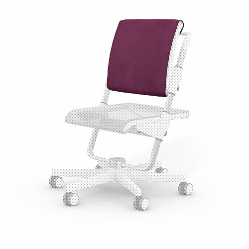 Moll Rückenkissen für Kinderschreibtischstuhl Scooter | ergonomische & weiche Polsterung | einfach montierbar | waschbar & austauschbar | ideal für Jungen & Mädchen | Made in Germany