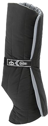 Veredus, sottofascia anatomici Anatomic Bandage Pad Front, con posizionatore in velcro per il riposo del Cavallo - Colore Nero, Taglia Unica