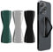 kwmobile Smartphone Fingerhalter 3 Set - Handy Halter Griff Halterung Einhandbedienung - 3X Handyhalter in Schwarz Silber Metallic Petrol