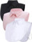 JFAN Chemise à Faux col Chemise à Faux col pour Femme Vêtements Accessoires Assortis Chemise Homme Femme,Noir + Blanc + Rose