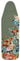 SHERWOOD Ironing Board Cover 124 x 38cm 100% Cotton Cover with Thick Felt Resists Scorching and Staining Adjustable Size Iron Board Cover (Flower Garden,124 x 38cm)