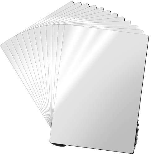LLPT Magnetisches Bedruckbares Papier | 12 Stück | Glänzend Magnetpapier Tintenstrahldrucker Kühlschrankmagnetfolie | für Fotos DIY-Bastelschilder (MSP8311712LM) | 21CM x 30CM