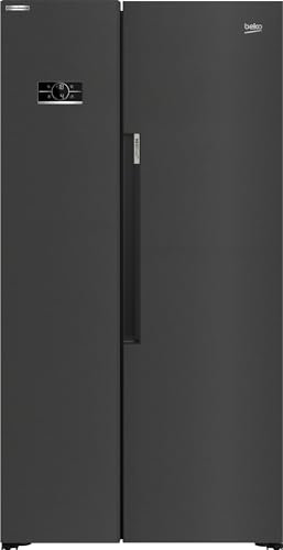 Beko ASL1442VPZ HarvestFresh™ 91cm Frost Free American Fridge Freezer Black