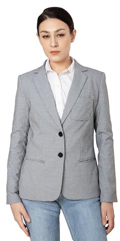 Ava Luke Veste Blazer pour Femme Chic Et Élégant 40 Pied-de-Poule