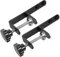 OUNONA 2pcs Heavy Duty Pegboard Stand for Home Office Workshop Desktop Peg Board Stand Over The Table Rod Stand Supply with Clamp