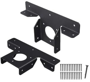 TROGPYXG 2x Pergola Brackets Gazebo Accessories for 4x4 Wood Post Corner Brackets