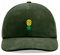 Upside Down Pineapple Corduroy Baseball Cap Vintage Unisex Dad Hat Adjustable Summer, dark olive, Einheitsgröße
