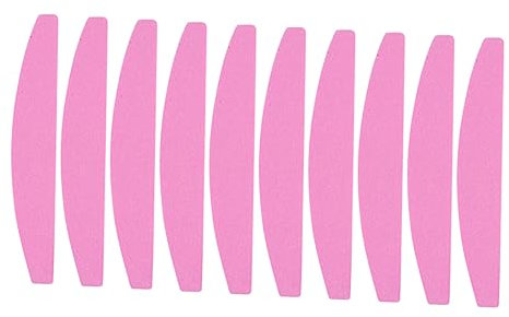 PAMINGONO 1 Satz 10st Doppelseitiger Mattierter Streifen Professionelle Maniküre Pediküre Maniküre-dateien Nagelschleifblock Nagel-puffer Nagel Pufferblock Nagelfeile Polierblock Rosa