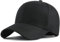 Movocaty Premium 100% Baumwolle Strukturierte Baseballkappe Verstellbare Ergonomisches Design Klassische Stilvolle Herren Schwarz Baseballkappe