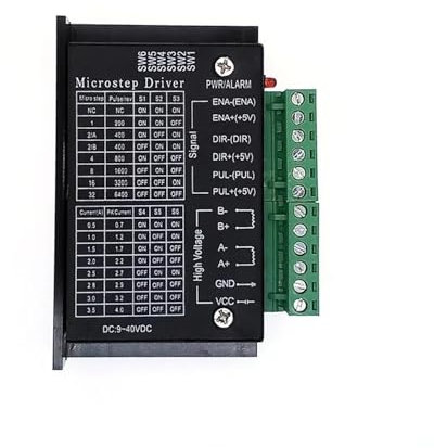 QMKADFQXF TB6600 Stepper Driver Step 17/23 Driver 42/57/86 32 Segments Upgraded 4.0A 42VDC